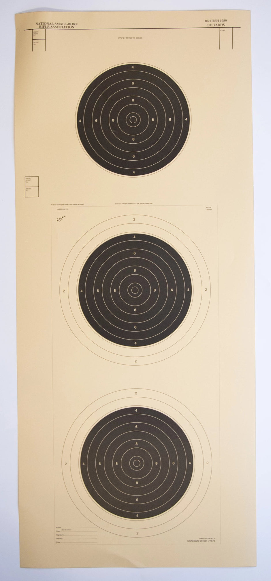 Targets – NSRA Shop